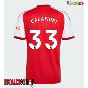 Arsenal Riccardo Calafiori #33 Prima Maglia 2026-27 Manica Corta Arsenal Riccardo Calafiori #33 Prima Maglia 2026-27 Manica Corta